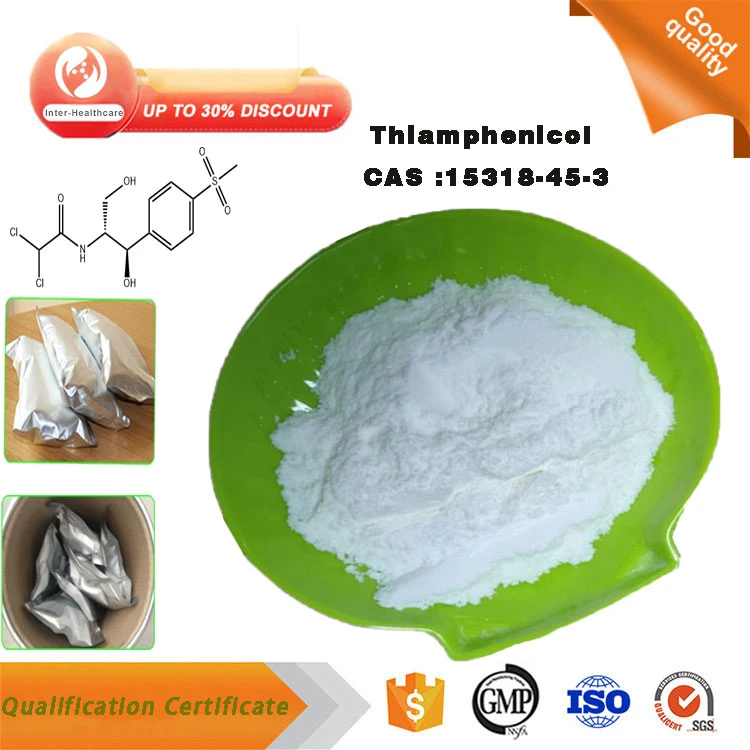 Venta en caliente medicamento veterinario medicamento en polvo de tiamfenicol CAS 15318-45-3 Thiamfenicol