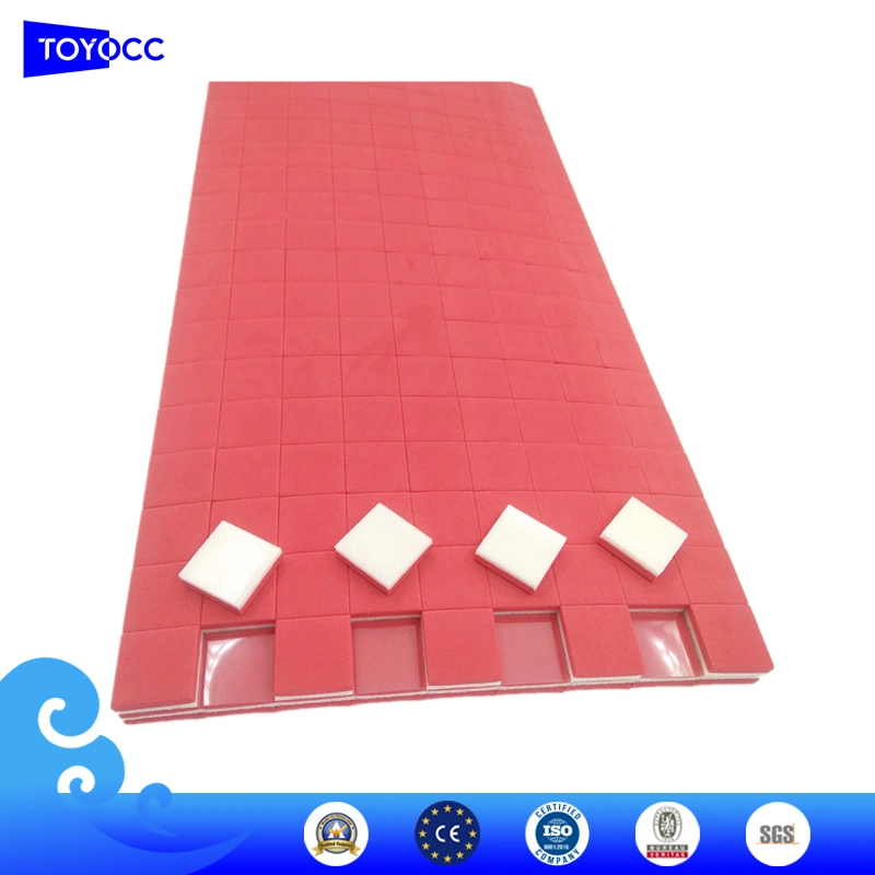 Hot Sale Factory Price 18*18*4+1mm Glass Protection Spacer Protector with PVC Cling Foam Cork Foam Separator Pads