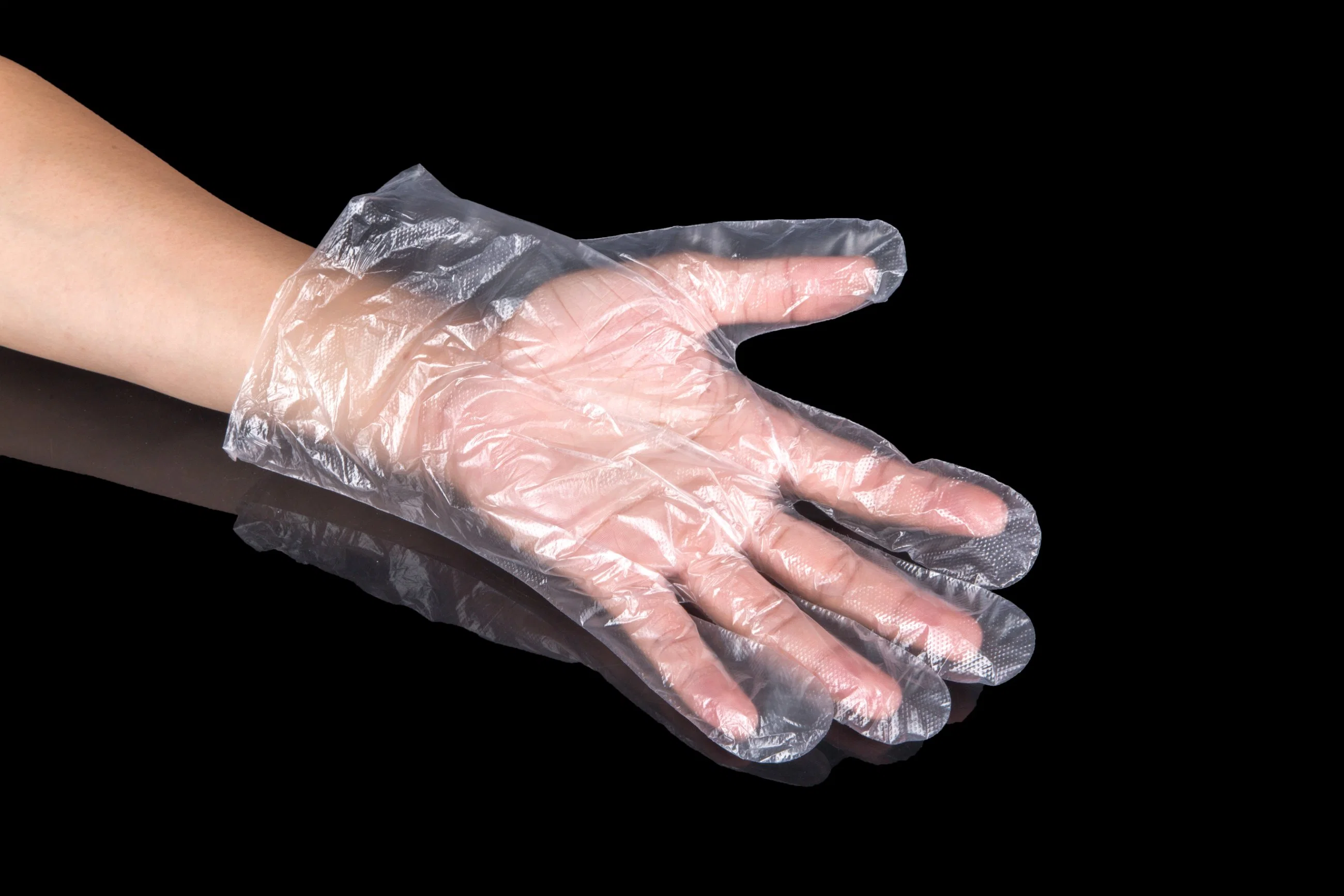 High quality/High cost performance  Disposable Plastic Poly PE HDPE LDPE CPE TPE EVA Gloves for Cooking