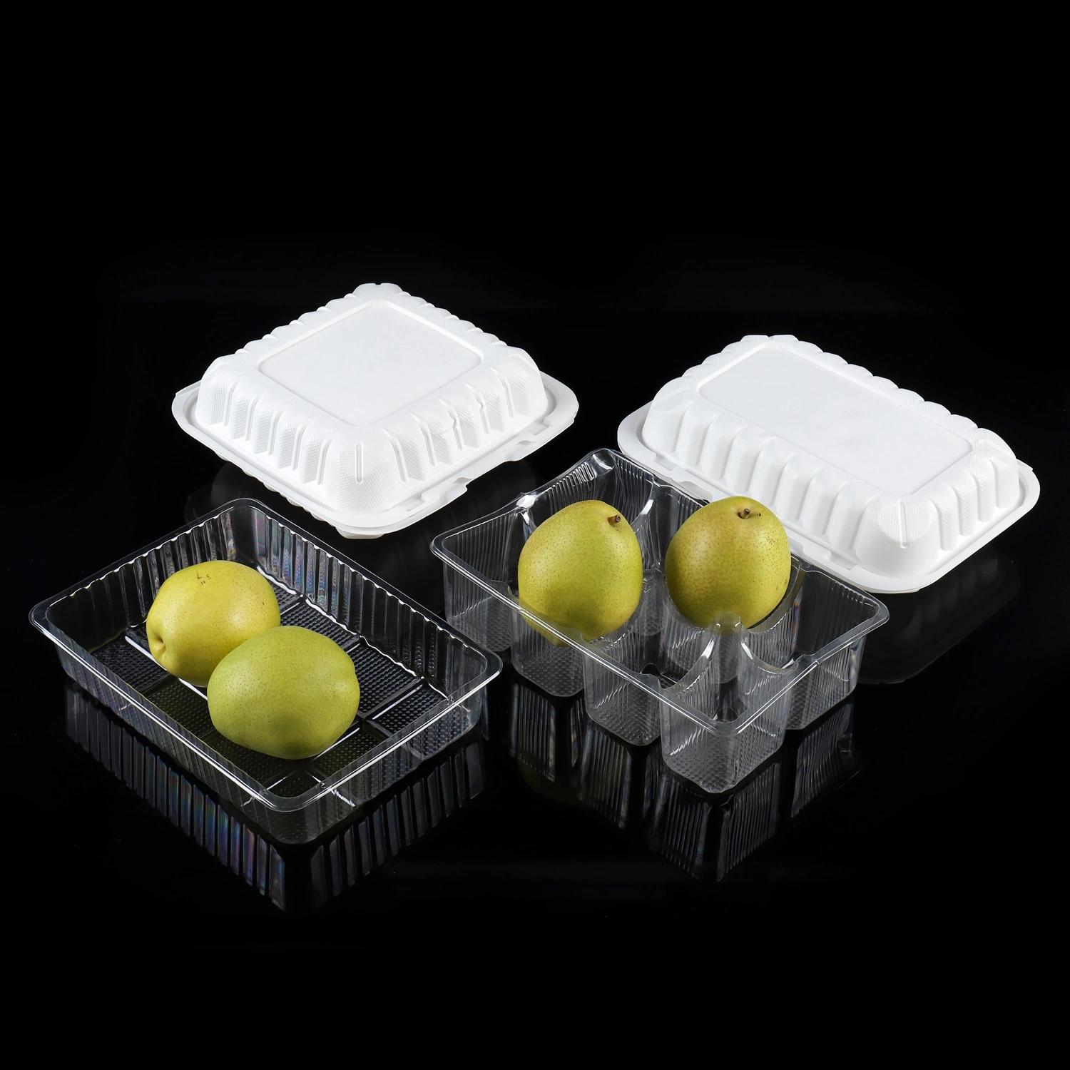 Custom Eco-Friendly Food Storage Disposable PS Food Container Lunch Box