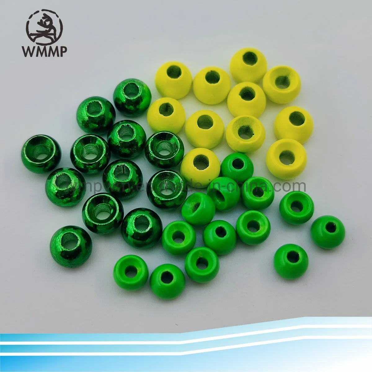 Wholesale/Supplier Fluorescent White/Green/Red/Chartreuse&Anodized Light Blue Tungsten Round Beads