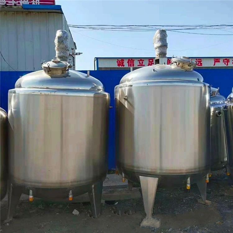 Various Models of Second-Hand Storage Tanks, Chemical, Food, Beverage, Glass Fiber Reinforced Plastic, Stainless Steel Buried Tanks