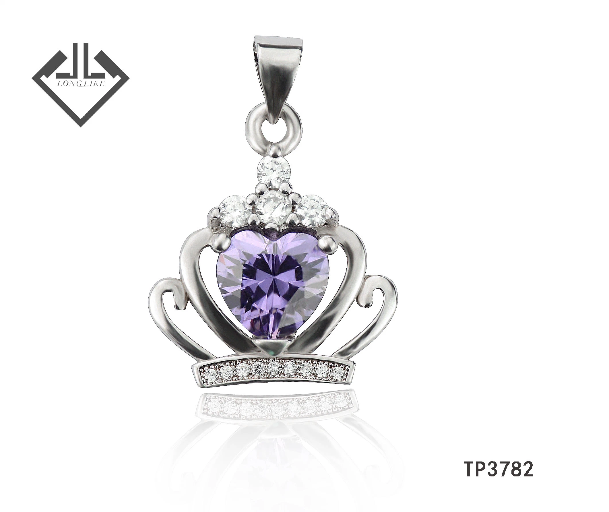 Best Selling Sterling Silver Jewellery Classic Queen Crown Pendant