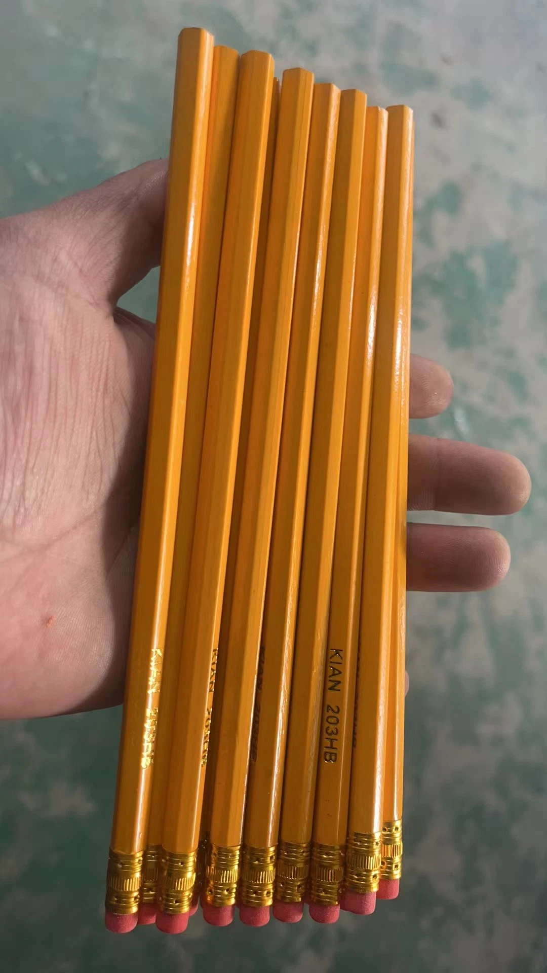 Lápis de madeira Hb Yellow mais baratos com borracha