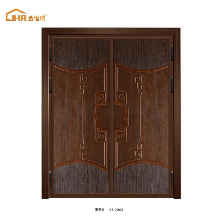 Fancy Turkish Style Entrance External Steel Front Swing Security Door for Sales