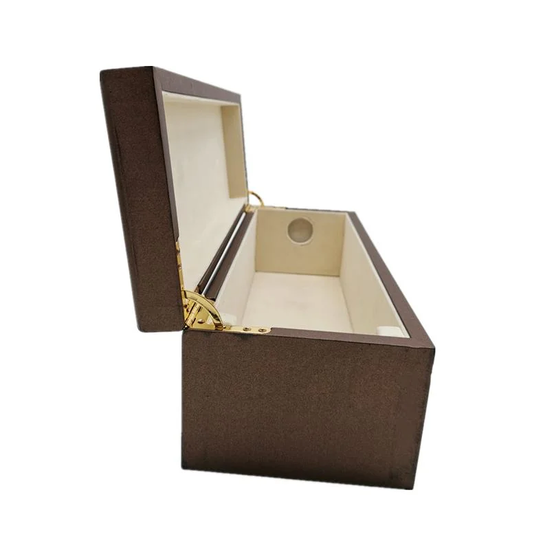 Custom Logo Wooden Case Paper Wine Packaging Box