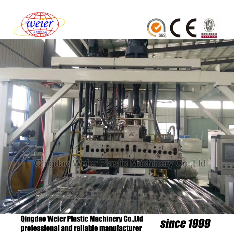 Plastic PC Pet Polycarbonate Roofing Sheet Tile Making Machine Equipment