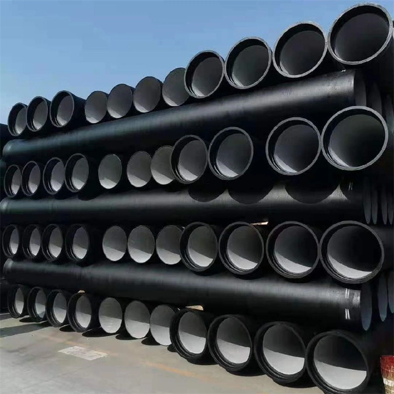 ISO2531 K7 K8 K9 Ductile Iron Pipe En545 En598 Pn16 En545/En598 6m DN300 DN900 Black Steel Pipe