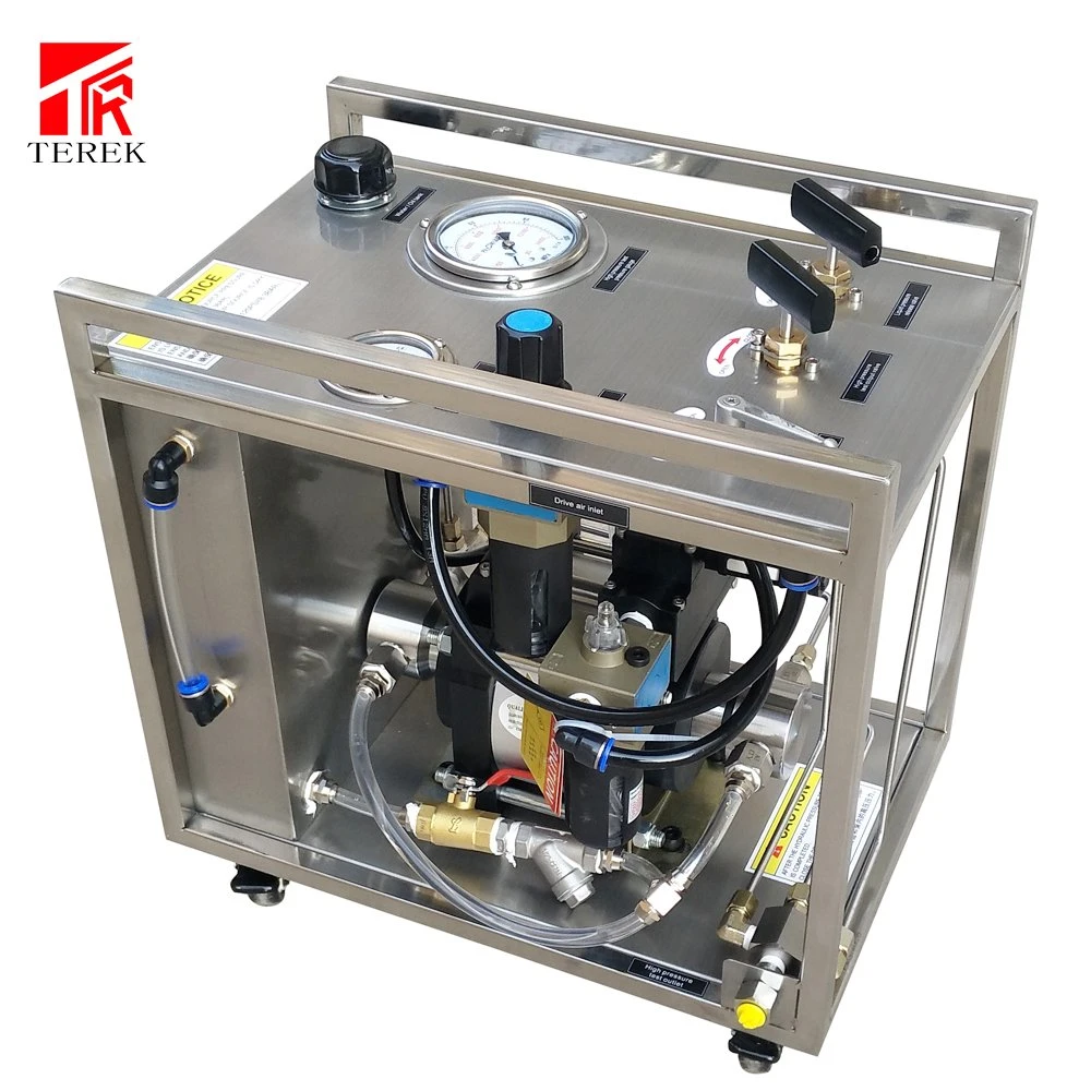 10-3200bar Double Acting Liquid Booster Pump Hydrostatic Transmission Hydro Testing Equipment