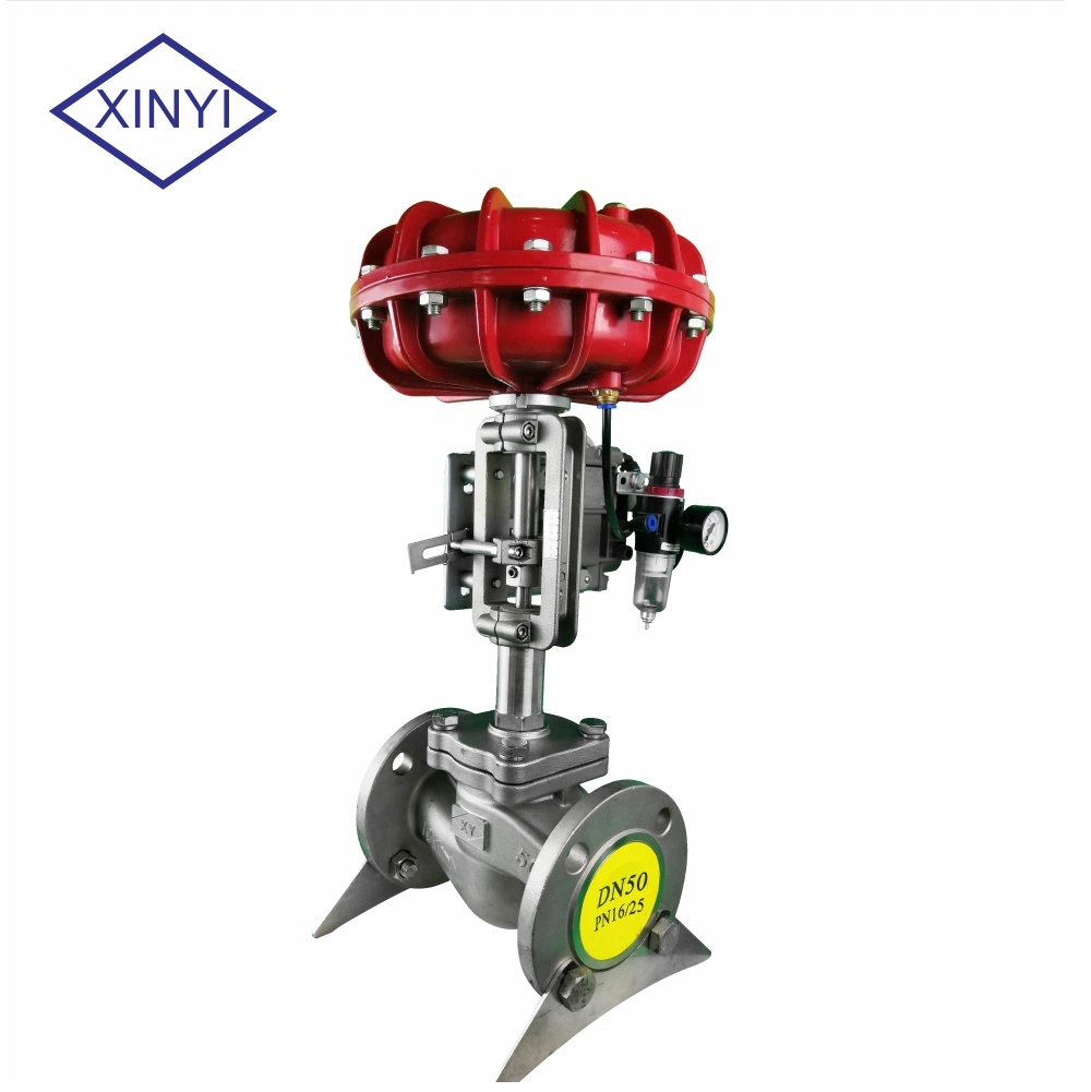 Xysp20 Pneumatic Film Valve Steam Temperature Proportional Control Valve with SMC Positioner Product