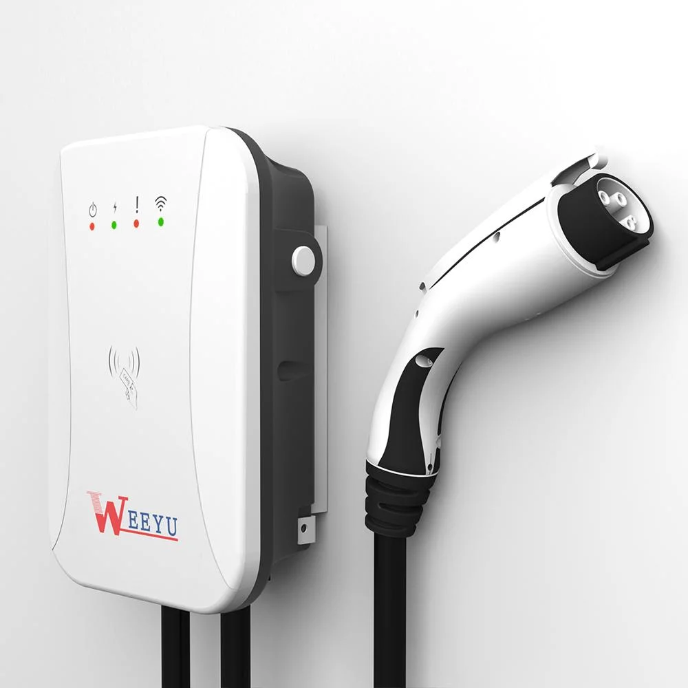 Ocpp التجاري محطات شحن SMART بقدرة 7 كيلووات 32A من النوع 2 EV شاحن EV مع WiFi