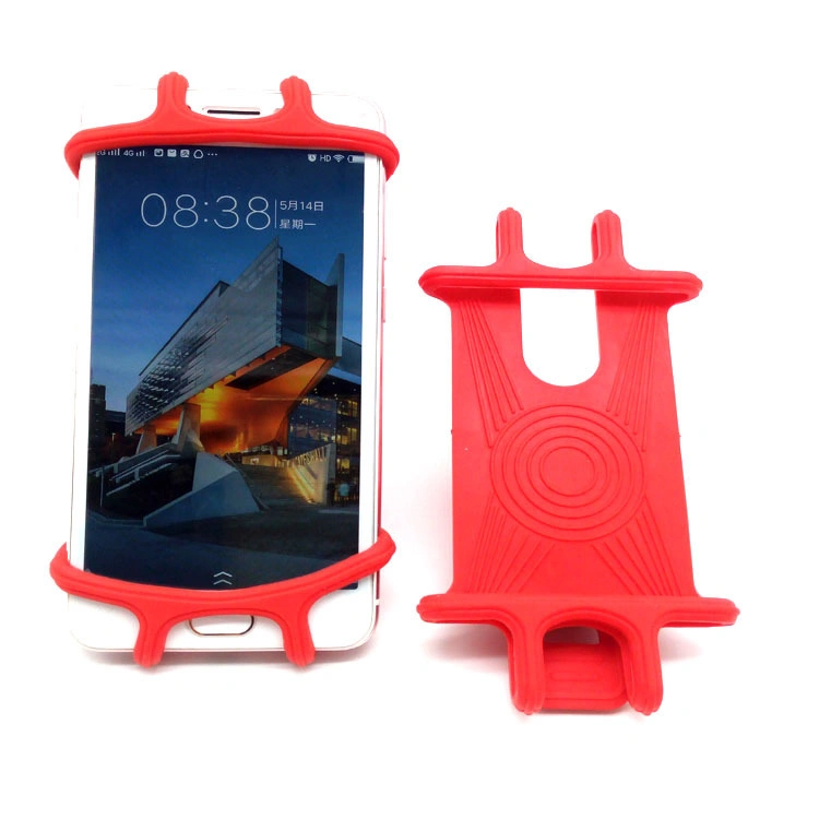 Eco-Friendly Outdoor Silicone Bicycle Motorbike Mobile Cell Phone Anti-Slip Mount Holder