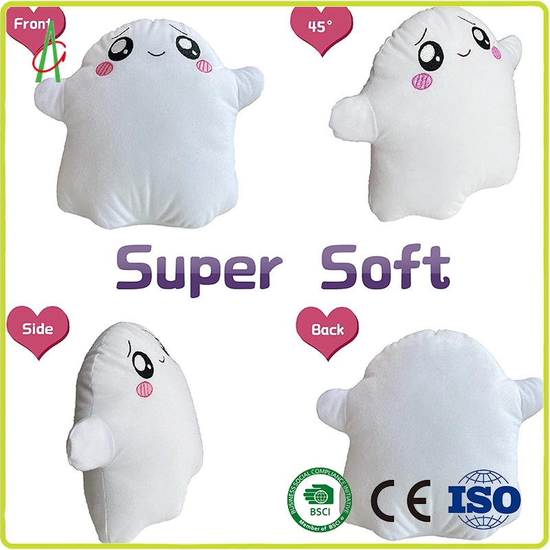 Custom bourré mignon doux en gros peluche bébé Kid Glow Ghosty