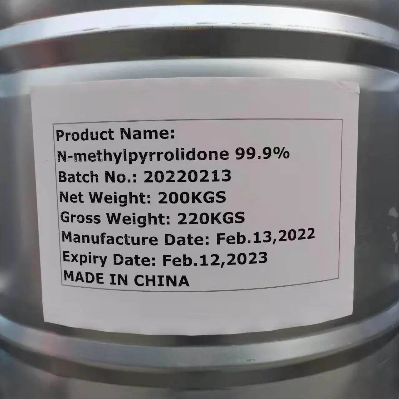 N-méthyl2-pyrrolidinone NMP 99.8 % cas 872-50-4 solvant de qualité électronique