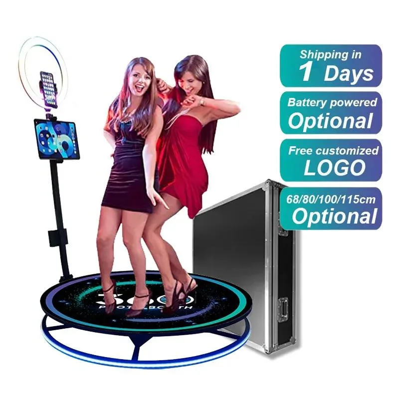 Dropshipping Slow Motion Portable Automatic Camera Selfie Platform Free 360 Photo Booth Accessories