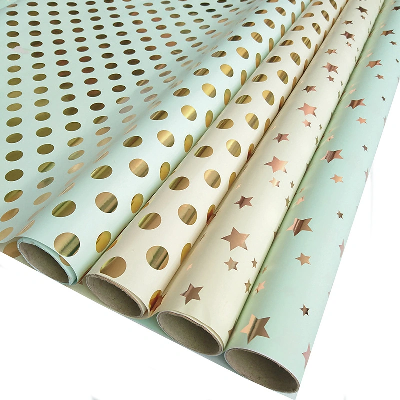 Beautiful New Year Gift Box Packaging Paper