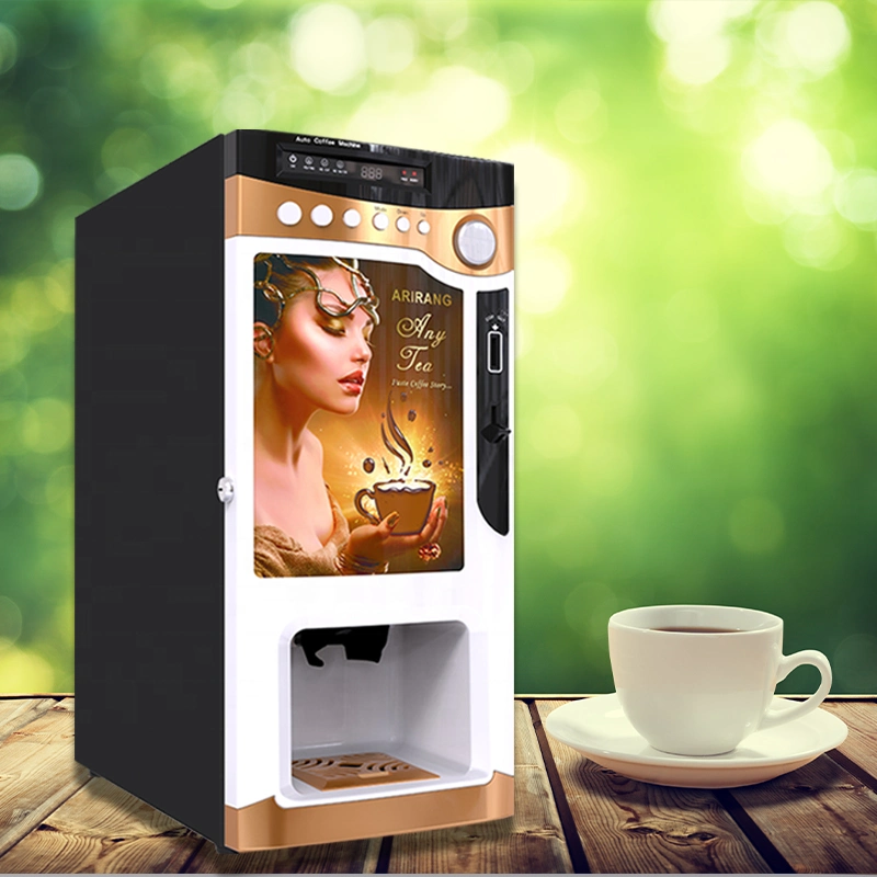 La Chine Café instantané entièrement automatique machine distributrice sans la pompe à eau