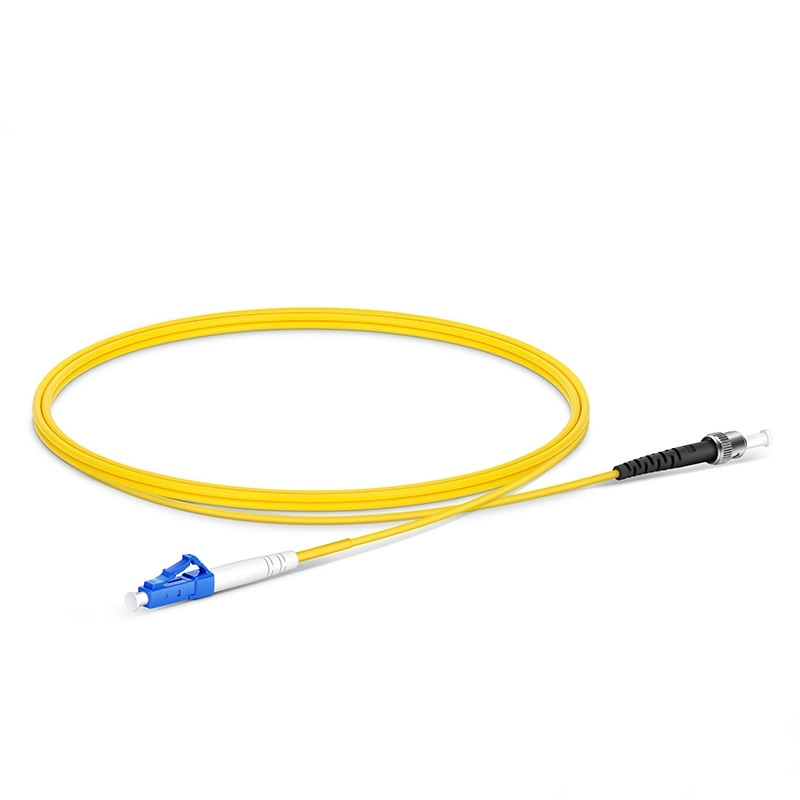 LC-to-St Simplex OS2 Singlemode 2.0mm Fiber Optic Patch Cable, 3m