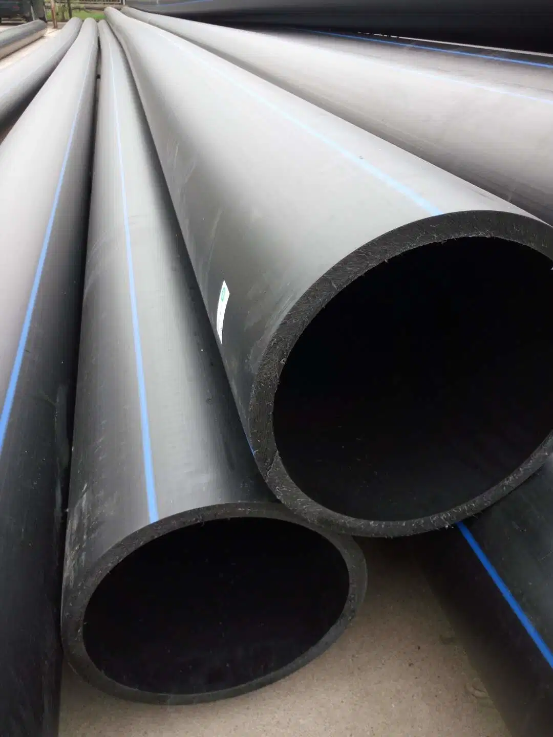 China PE100 Plastic Flexible Water Poly Pipe Reliance HDPE Pipes Price Lists