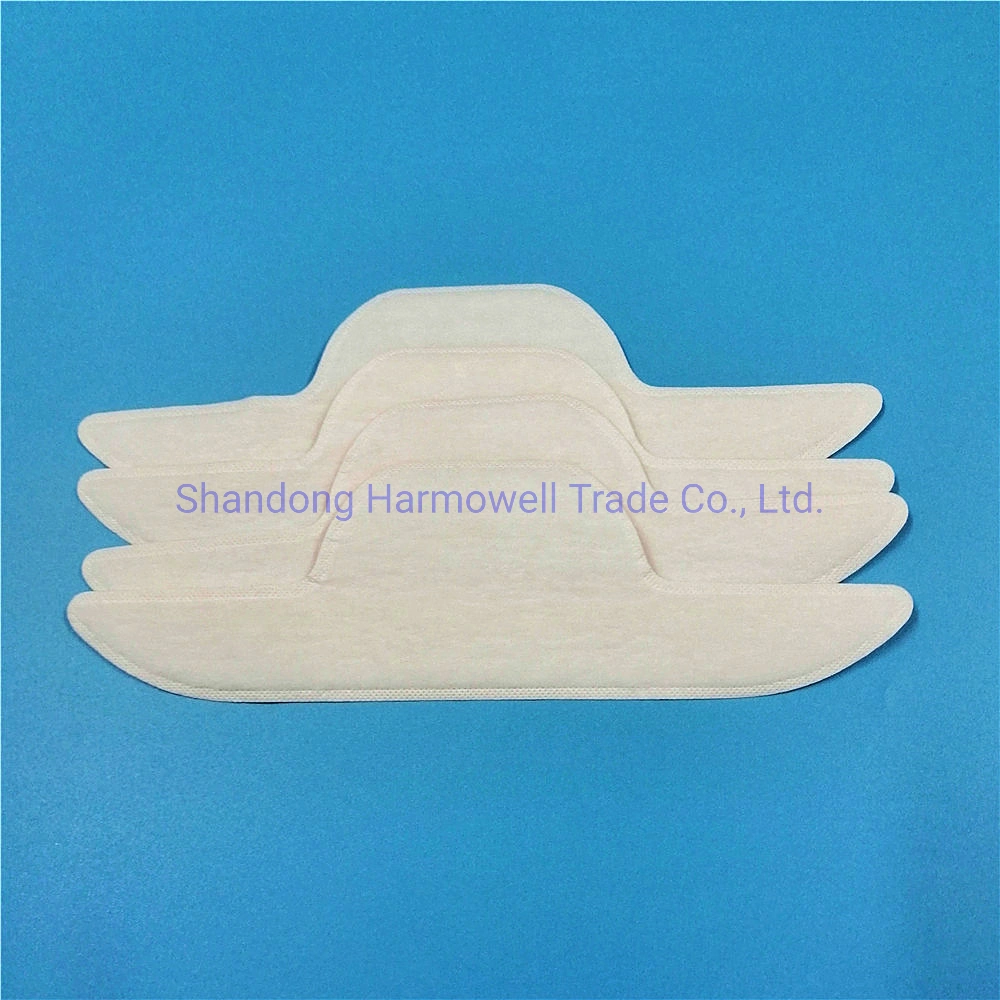 Disposable Collar Protector Sweat Pads White Collar Self-Adhesive Neck Liner Pads