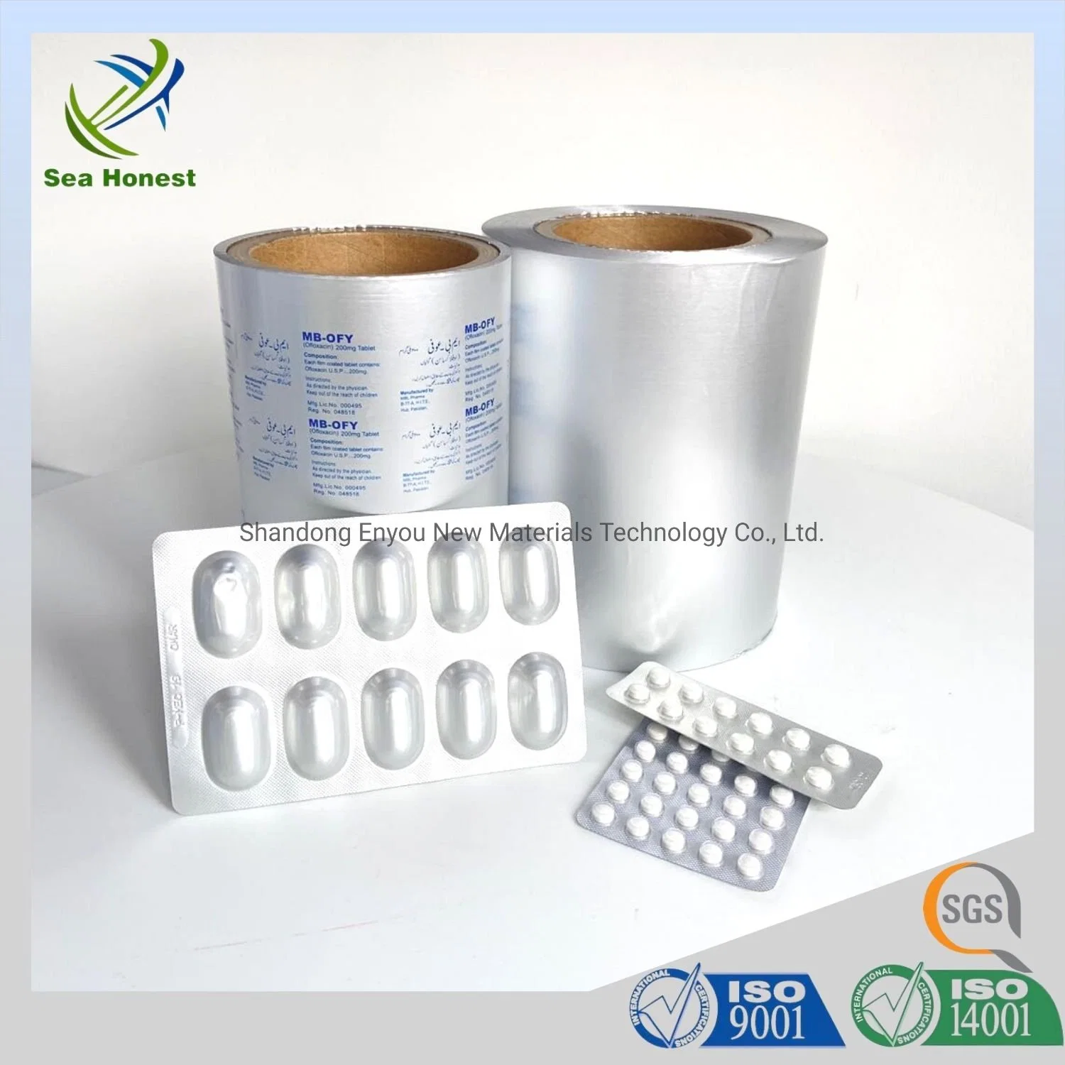 Pharmaceutical Cold Formed Alu-Alu Aluminum Laminated Foil Roll for Tablets Wrapping Packing