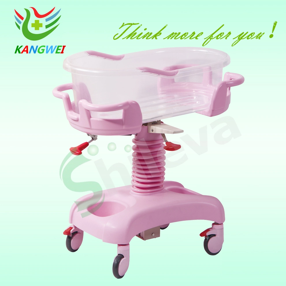 Customized Hospital ABS Trolley Baby Bed Bassinet Infant Bed Slv-B4208