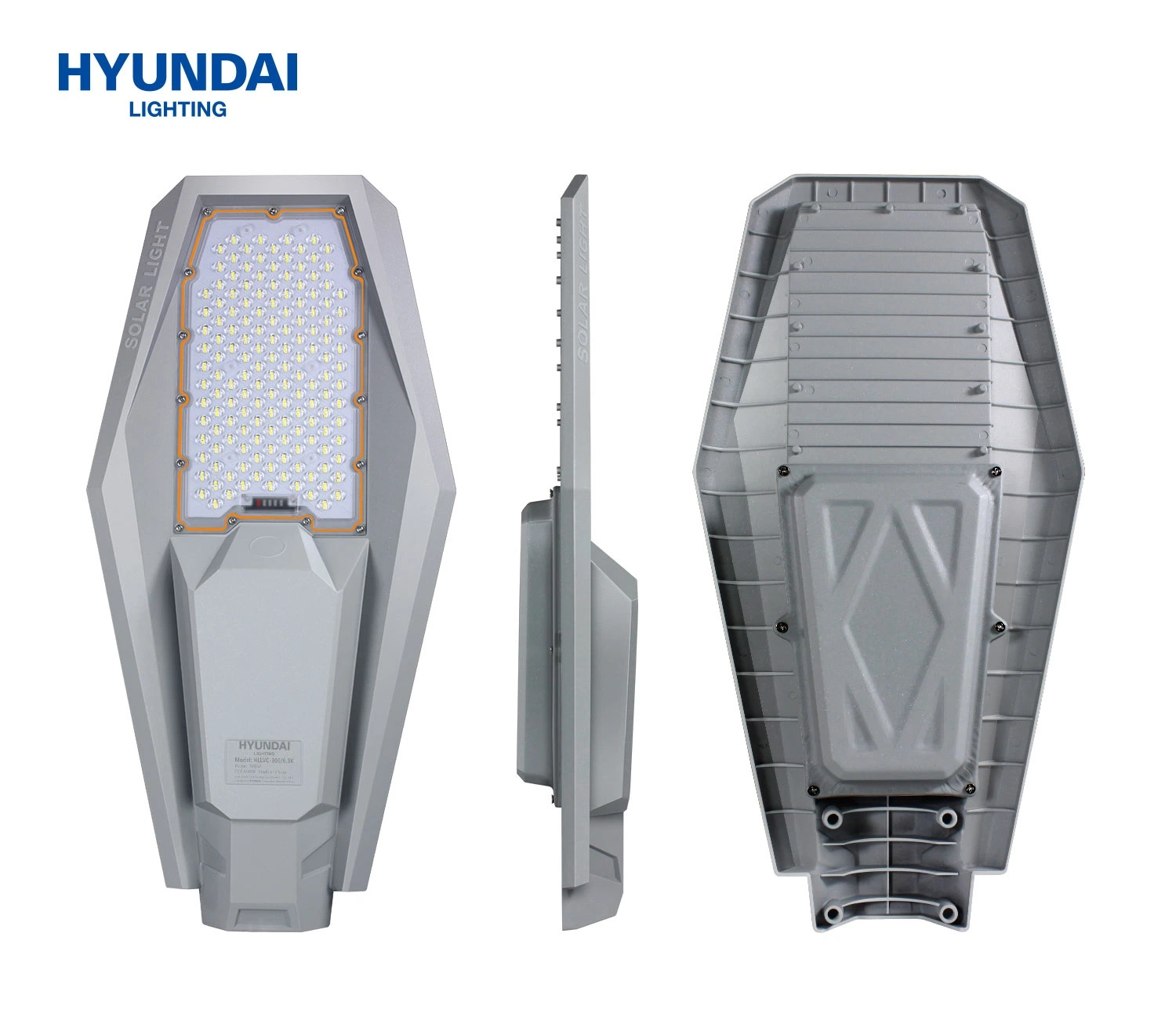 Hyundai Driveway Pathway Hightlight Lighting Energy Saving Road Lamp Solar Light Adjustable Outdoor IP65 100W/200W/300W/400W LED Street Light