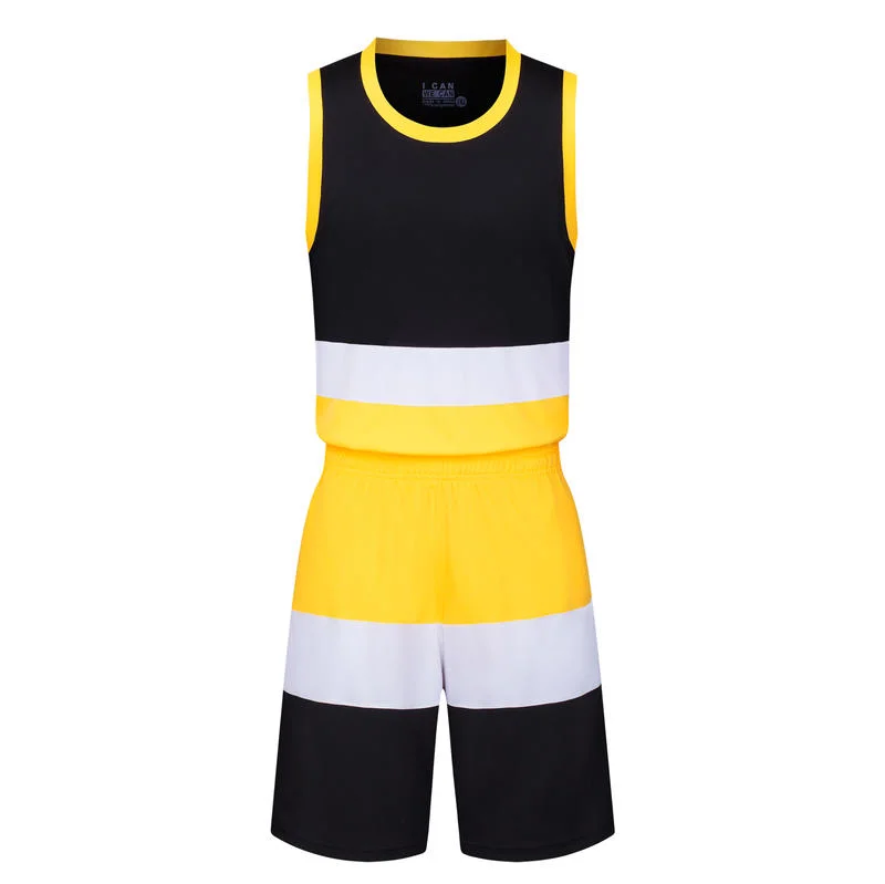 Horizontal Color Men's and Women's Outdoor Sports Suit Polyester Basketball Uniform Sportswear