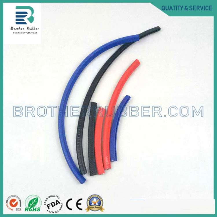 Black Hollow PVC Plastic Seal Strip PVC Rubber Strip for Equipment