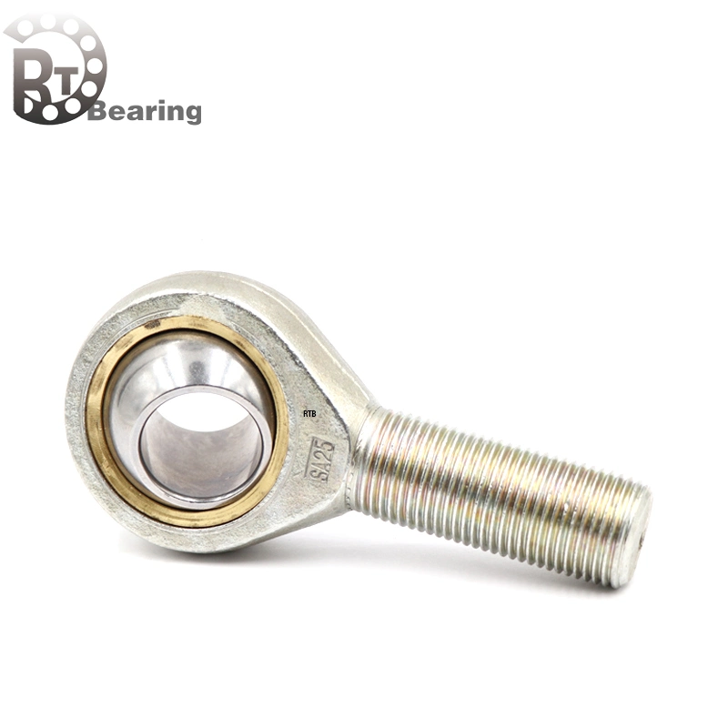 SA10t/K Self-Lubricating Rod End Bearings Male Thread Steel on Ptee-Metallic Fabric Maintenance Free Series Male Combination (E series) Rod Ends Series SA10e,