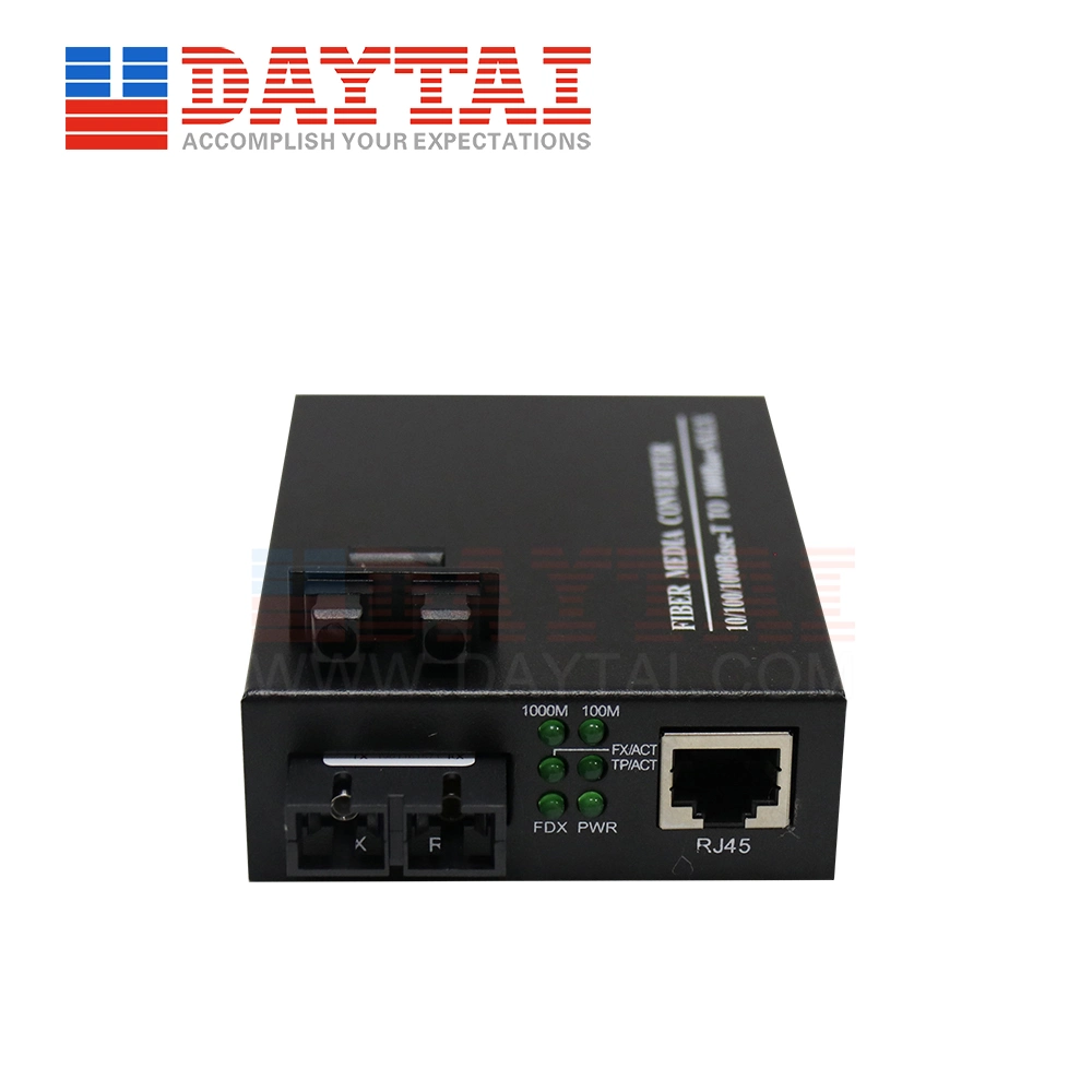 Single Mode Dual Fiber 1000Mbps Media Converter for 120km Distance