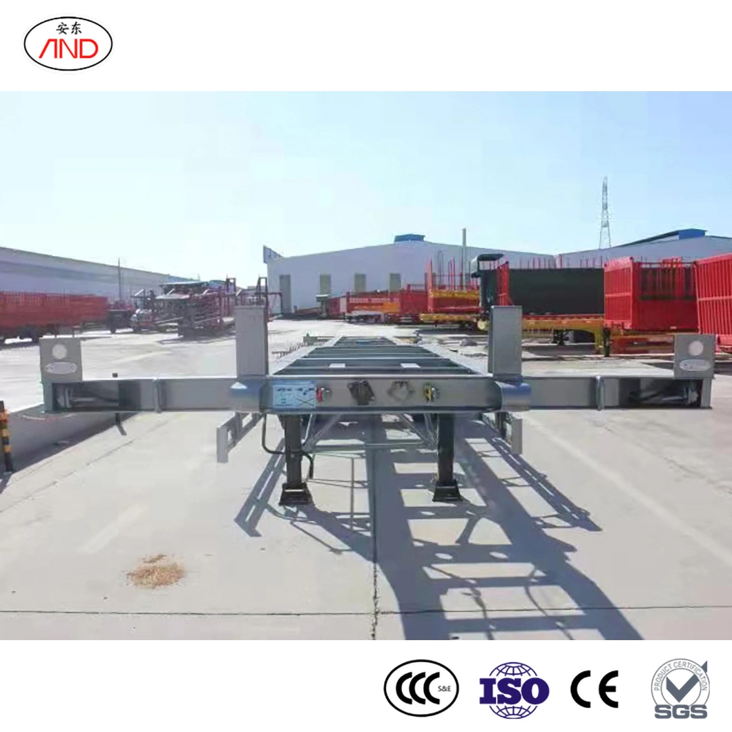 Andong Liquid Tank Semi-Trailer China Van Semi Trailer Manufacturing 4 Axles 40-80 Ton Heavy Duty Cattle Livestock Cargo Truck Semi Trailer Lowbed Semi Trailer