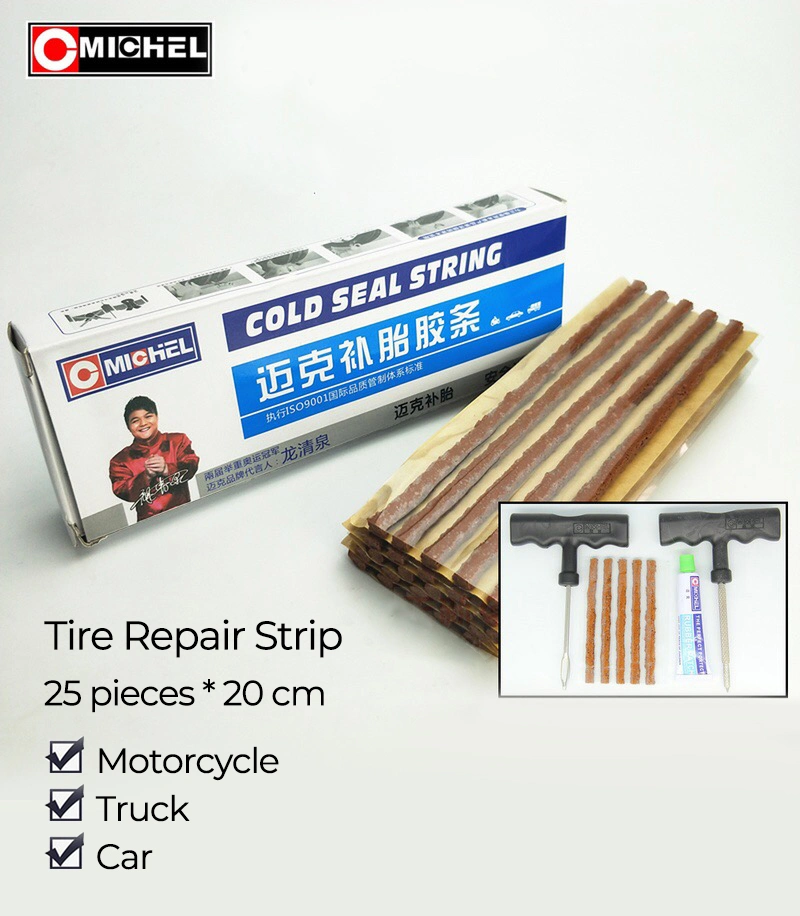 Car Motorcycle Tire Repair Rubber Sticker Tubeless Tyre Repair Seal String