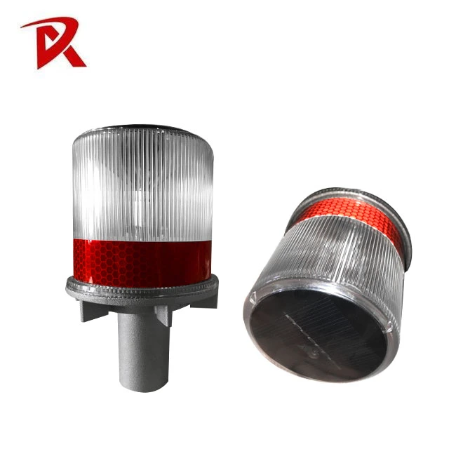 Solar Barricade Blinker Lights LED Cone Warning Light