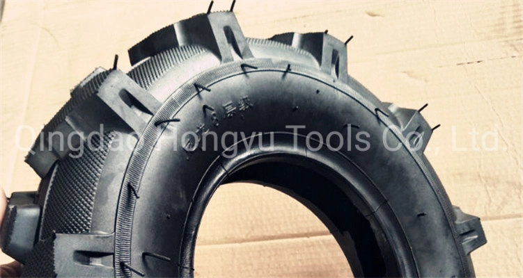 Pneumatic Rubber Tyre Henrybone Pattern 4.00-8