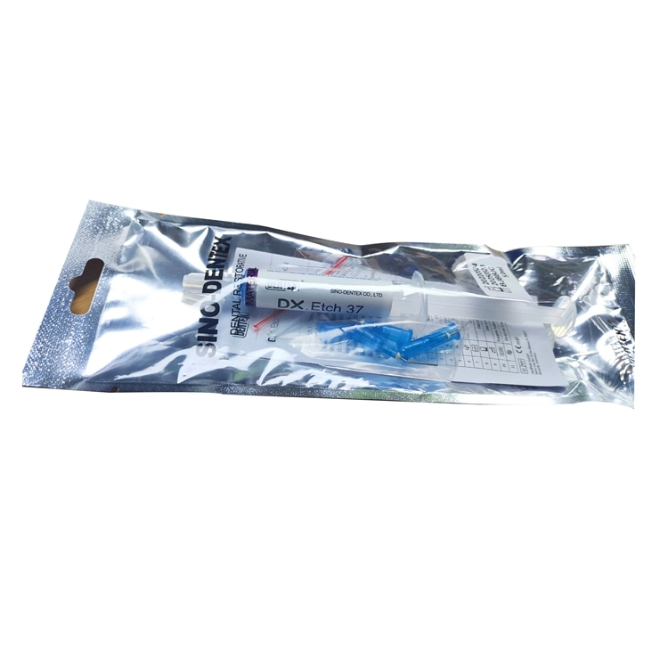 DX. ETCH Dental 37 azul Gel de grabado ácido fosfórico en Odontología