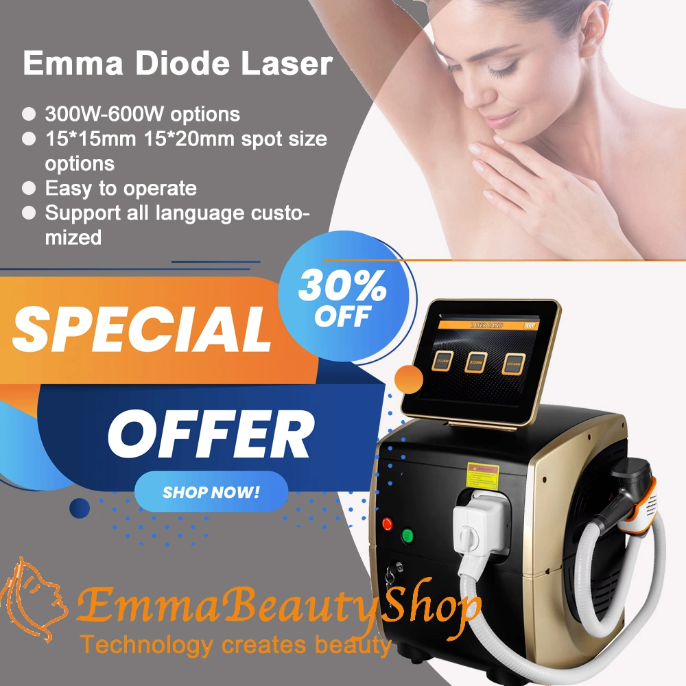 Portable 808nm 755nm 1064nm Diode Laser Hair Removal Beauty Equipment