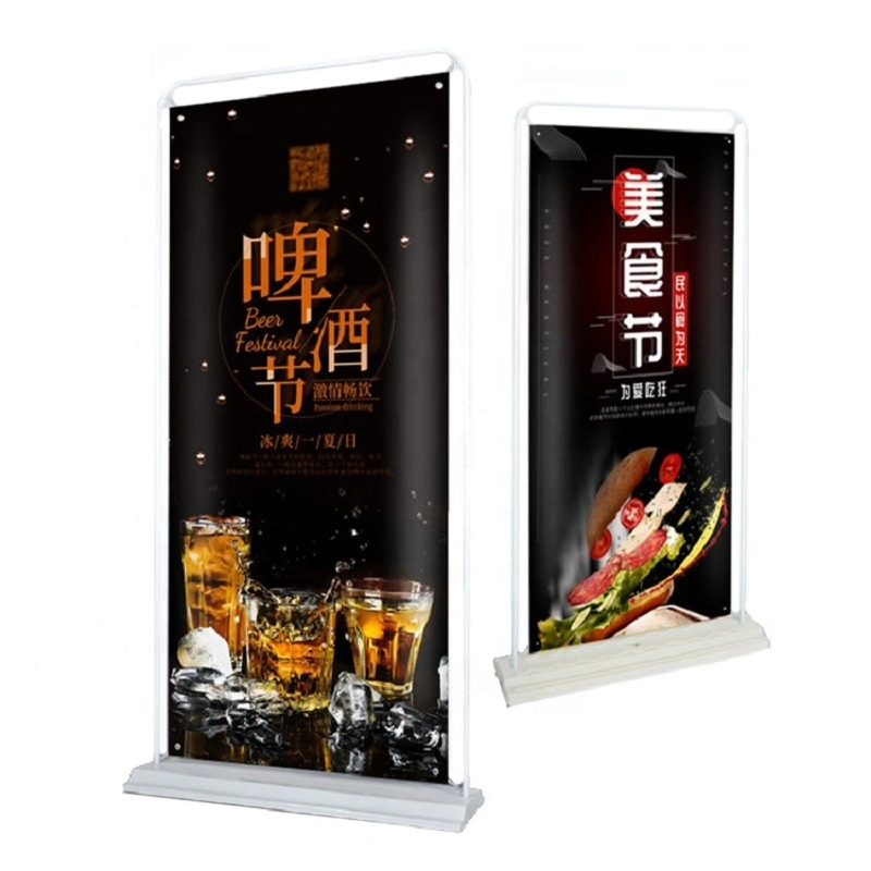 Outdoor Display Promotional Windproof Wide Base Door Shape Frame Banner Stand for Promotion