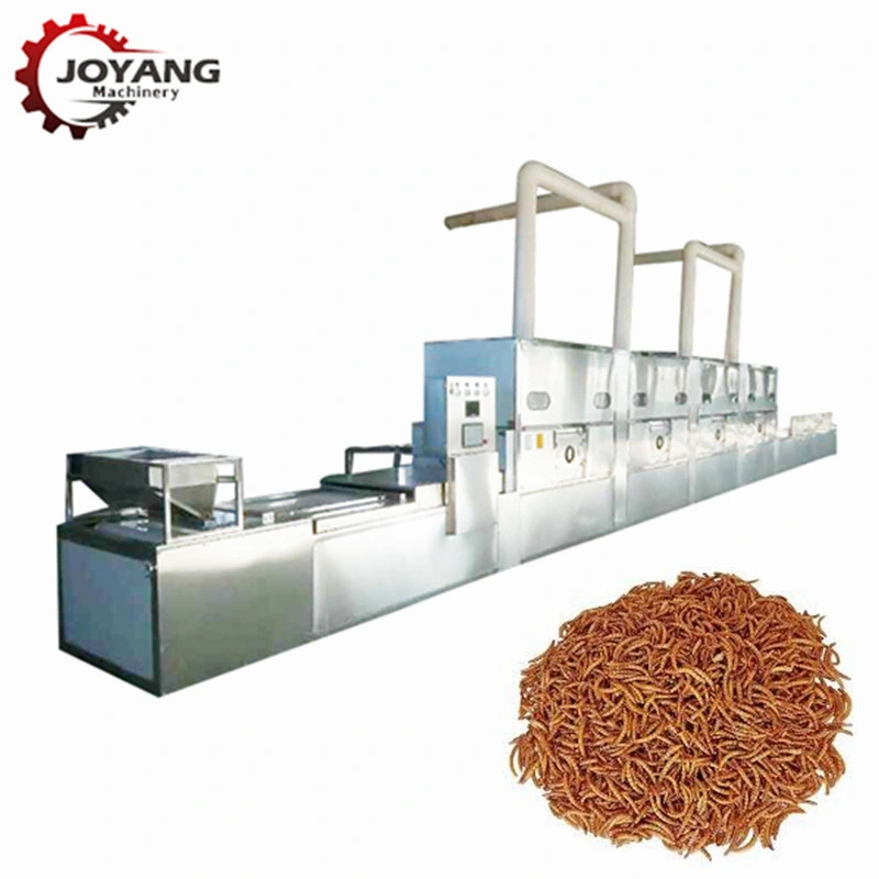 Microwave Tenebrio Molitor Dried Mealworm Drying Machine
