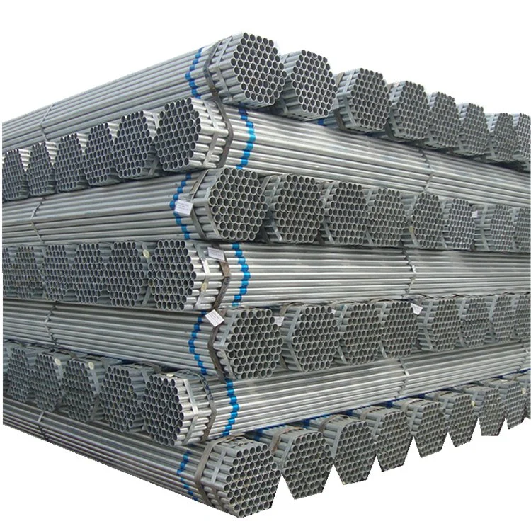 Wholesale/Supplier ERW Carbon Steel Painted/Pre-Galvanized/HDG Water Pipe Round BS1387 Manufacture for Sale