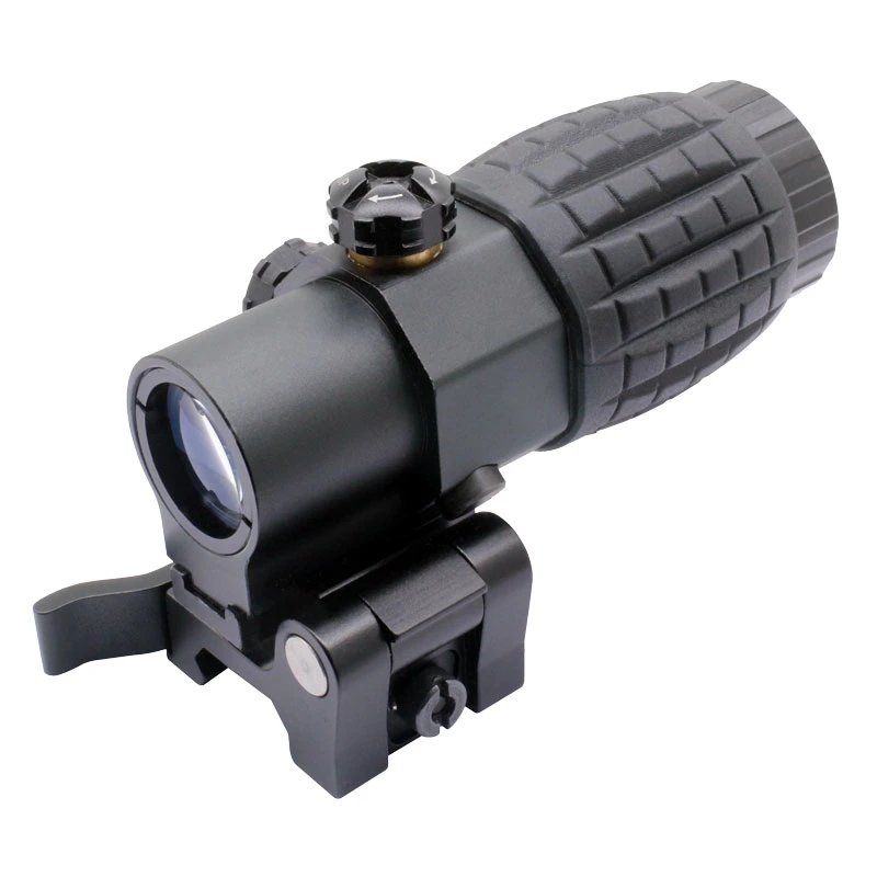 4X DOT Sight Magnifier Quick Detach Tactical Red DOT Magnifier