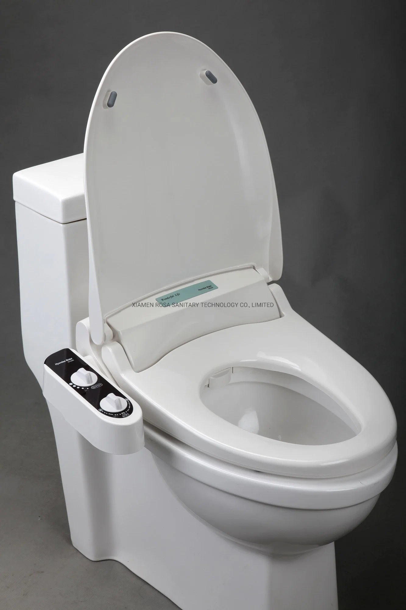 Bidet Toilet Seat Attachment a Non-Electric Self Cleaning Water Sprayer W/Adjustable Water Pressure Nozzle, Angle Control & Easy Home Installation