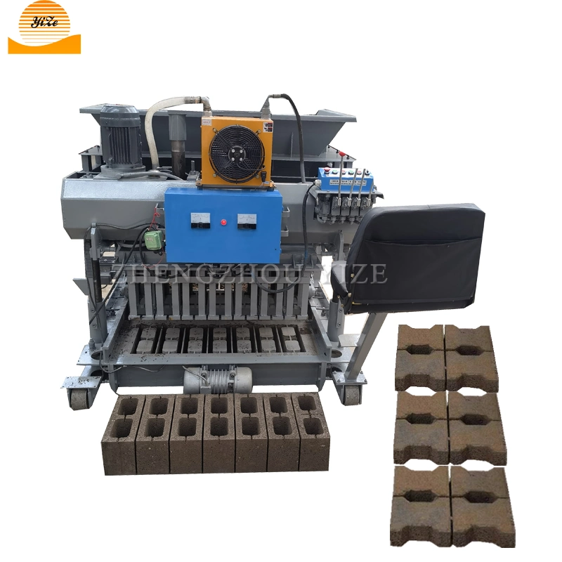 Automatic Hydraulic Press Interlocking Vibration Cement Brick Block Making Machine Hollow Block Brick Maker Machine