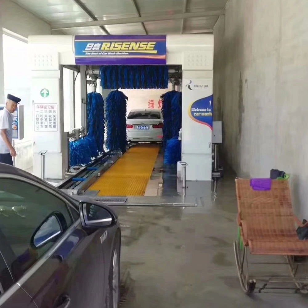 Automatic tunnel Drive Through Car Washing System ( Full cleaning process )