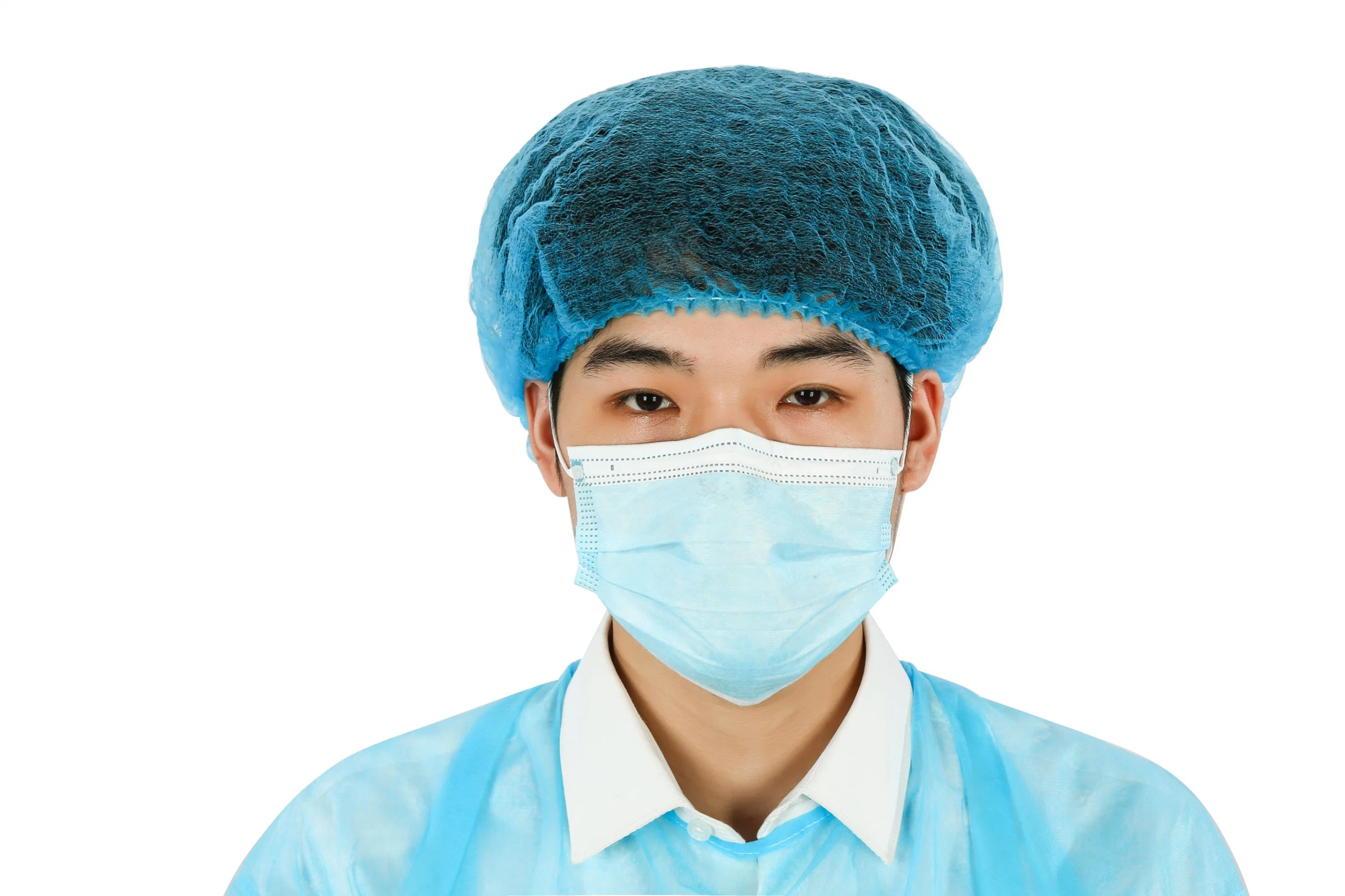 Factory Directly Disposable Non-Woven Surgical/Medical/Dental/Nursing Mob Cap Hair Clip Net