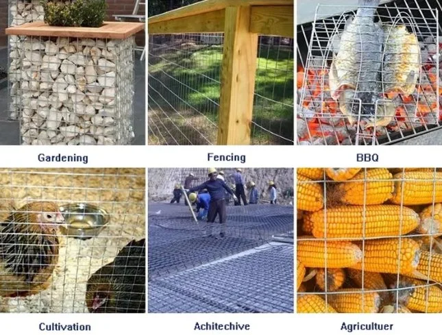 Factory Direct Supply Gabion Wire Mesh Basket Stone Cage as Retaining Wall