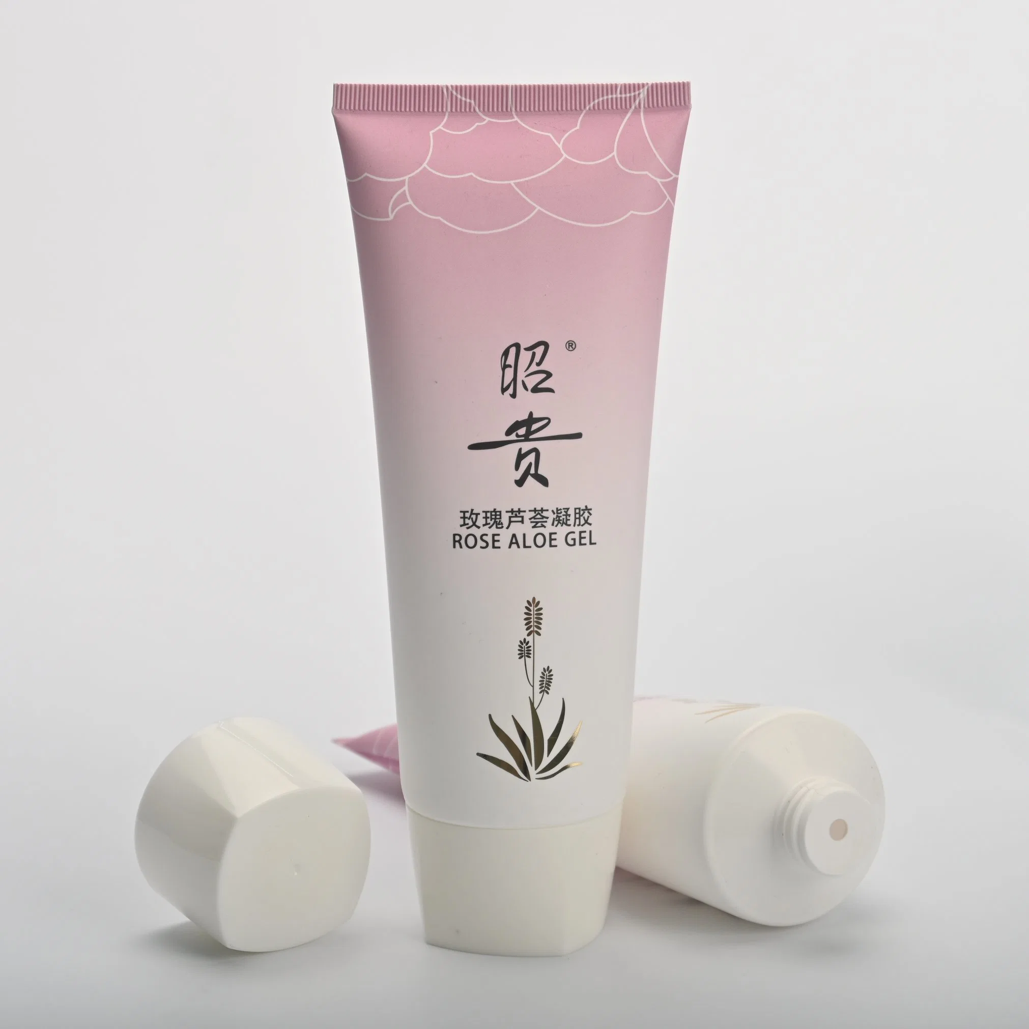 Plastic Squeeze Cosmetic Tube Packaging with Flip Top Cap Skin Care Cream Lotion Soft Squeeze Plastic Tube