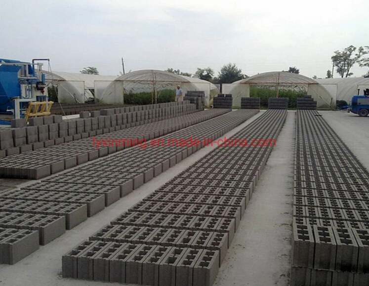 Qtm10-15 Mobile Automatische Hydraulische Beton Hollow Block Maschine Soild Brick Maschine mit Rad machen