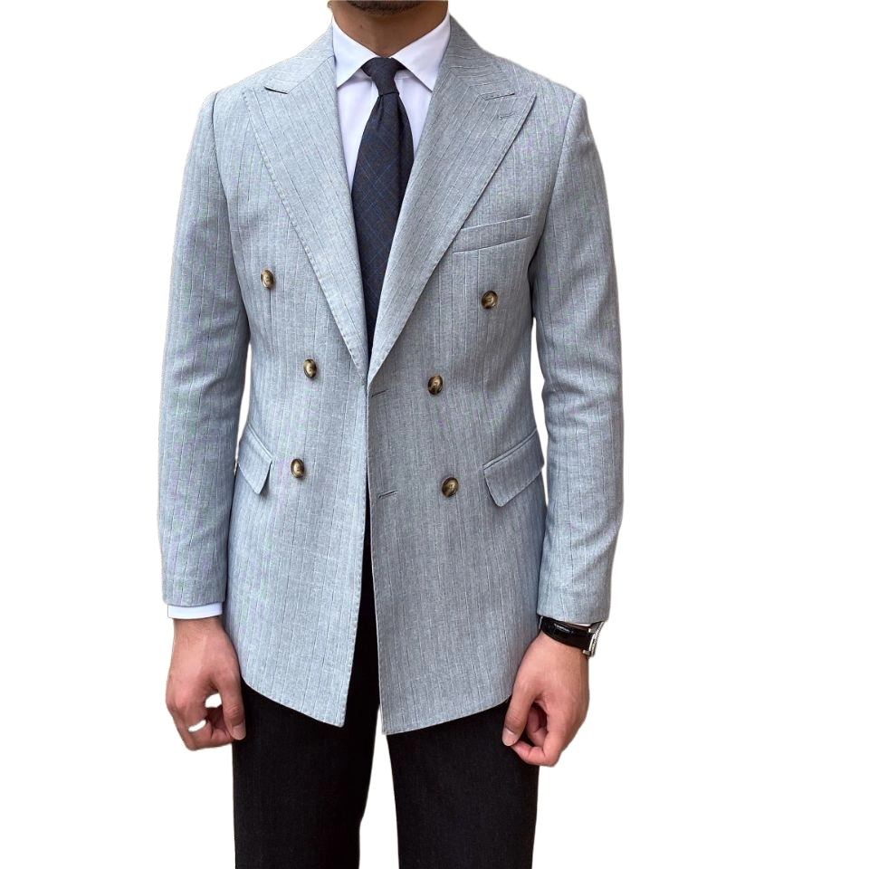 Trajes de ocio de Man personalizados Abrigo Blazer Chaquetas Blazers de boda Trajes de hombre