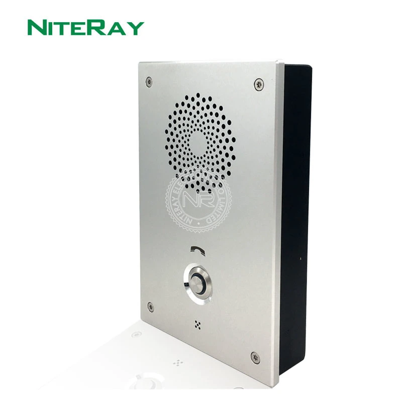 Stainless Steel Aluminium Alloy VoIP Door Phone SIP Intercom Access Control System with Doorbell Intercom for Community Security Alarm System